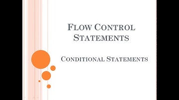 Unit II || Conditional Statements - CBSE Class XI Computer Science