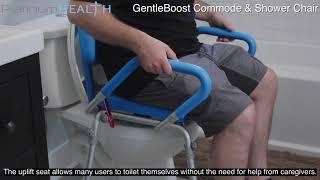 Toilet Lift - GentleBoost 3-in-1 Commode Chair - Platinum Health