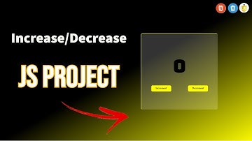 How To Make Increment Decrement Counter In JavaScript | JavaScript Counter Project #No_Limit_Code
