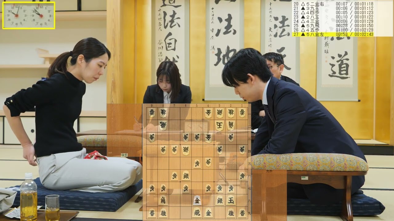 【記念対局】藤井聡太王位 福間香奈女流王位【六冠対決】