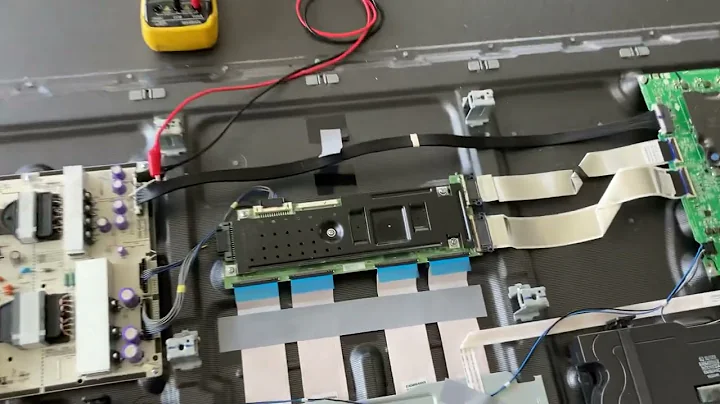 LG OLED Tv starts when disconnecting a T-con ribbon cable