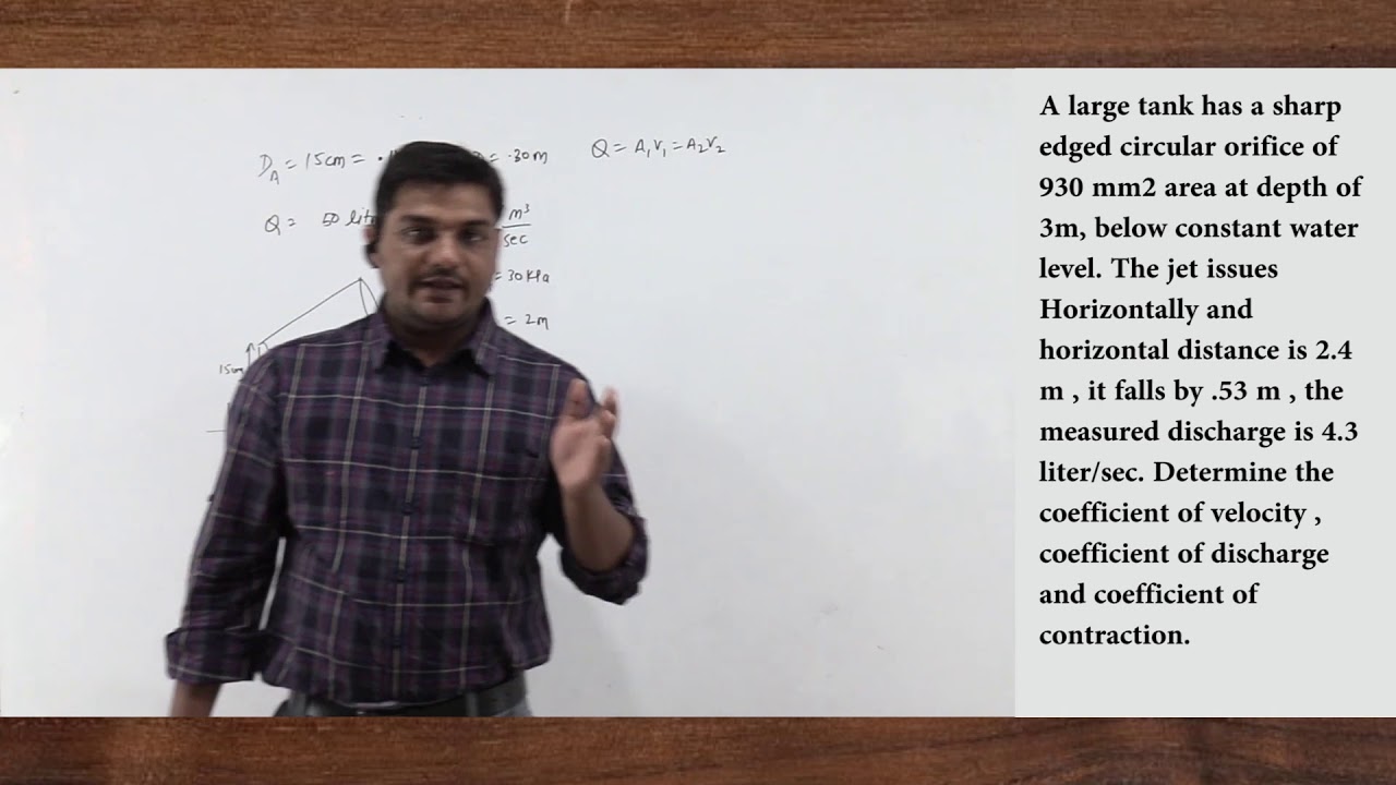 Fluid mechanics Hydraulics orifice and mouthpiece lecture 1 RTU 4th
