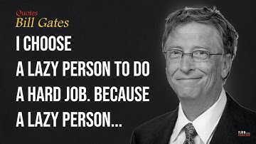 I choose a lazy person to do a hard job  Because... | Motivational Video #Quotes #motivational