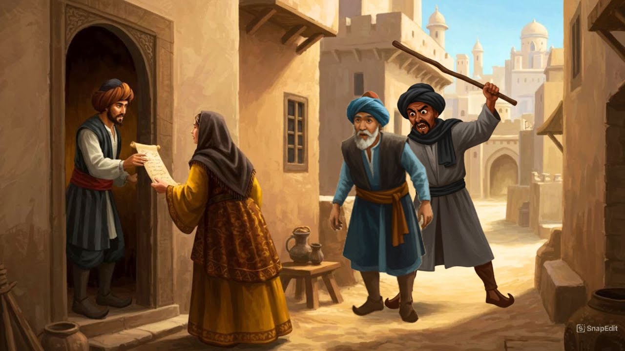 #قصة_حداد السلطان !! ومؤامرة زوجته علي اولاده حتي هربوا من البيت!!والسلطان الظالم !! والعطار الطيب.