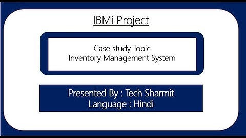 Inventory management system | ibmi complete project | as400  project | case study | Project | IBMi |