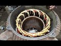 300 hp motor winding &amp; varnish l how the alternators works l electric motor l three phase motors l
