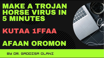 Afaan Oromodhan (make virus nama basaasu (Keylogger) kan mataakeetii daqiiqa shan kessatti
