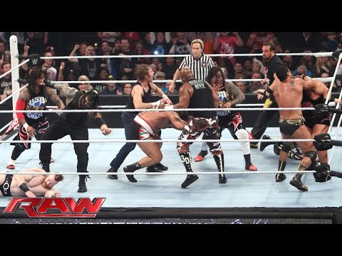 16-Man Elimination Fatal 4-Way Elimination Tag Team Match: Raw, December 7, 2015
