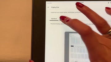 Amazon Kindle Scribe: How to Enlarge Font/Display Size
