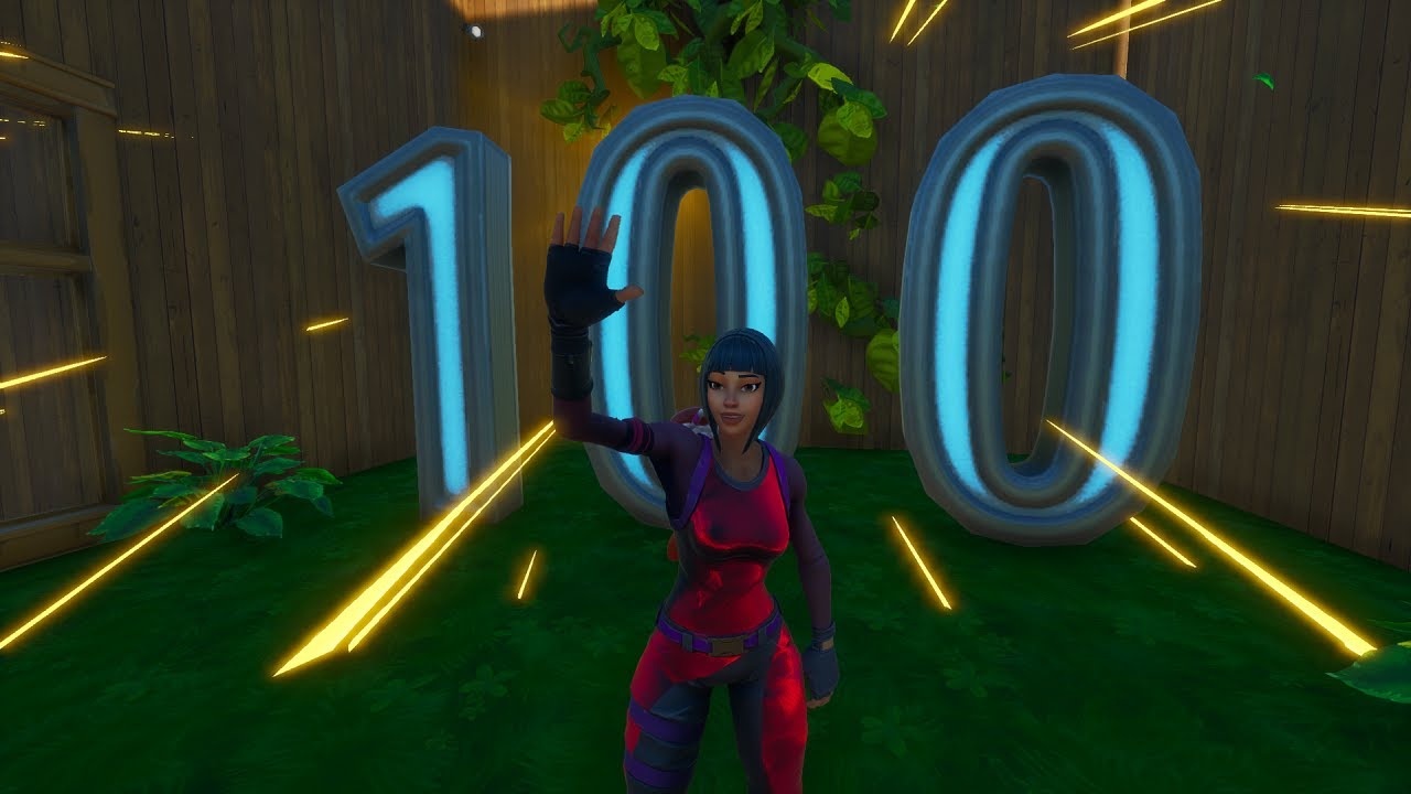 簡単な100レベルデスラン【フォートナイト】【アスレチック】 - YouTube