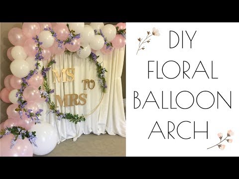 floral-balloon-garland---diy-elegant-floral-arch