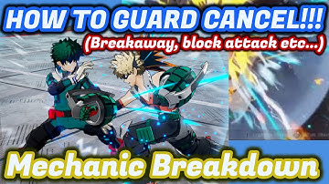 How to GUARD CANCEL Explained! My Hero Ones Justice 2 Gameplay Breakdown mechanic advanced technique