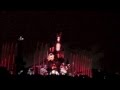 Disney Dreams 2013 - fireworks on the castle