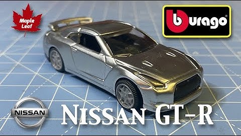 BBurago Nissan GT-R (061) JDM/pizza build-off