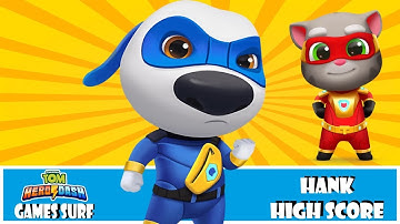 Talking Tom Hero Dash  - Hank - 2 x Gameplay Android and IOS