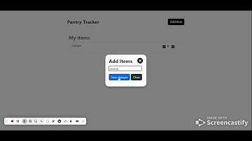 Headstarter Project :Pantry Tracker