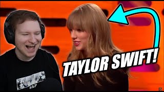 taylor swift acting as straight as this line ~~~~ REACTION!!