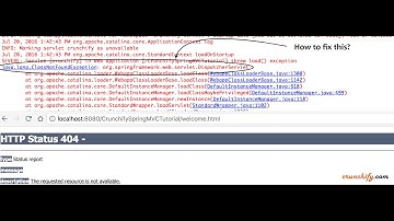 Simplest Spring MVC Hello World Example - How to fix 404 Error?