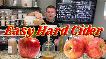 How to make hard cider with store bought cider and quick carb it
