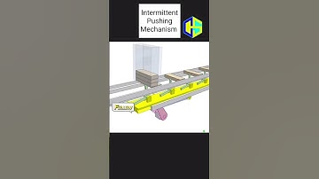 Intermittent Pushing Mechanism | Pushing Mechanism #Shorts