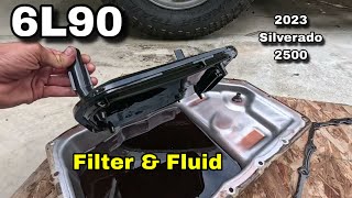 2020-2023 Silverado 2500HD Transmission Fluid & Fliter Change