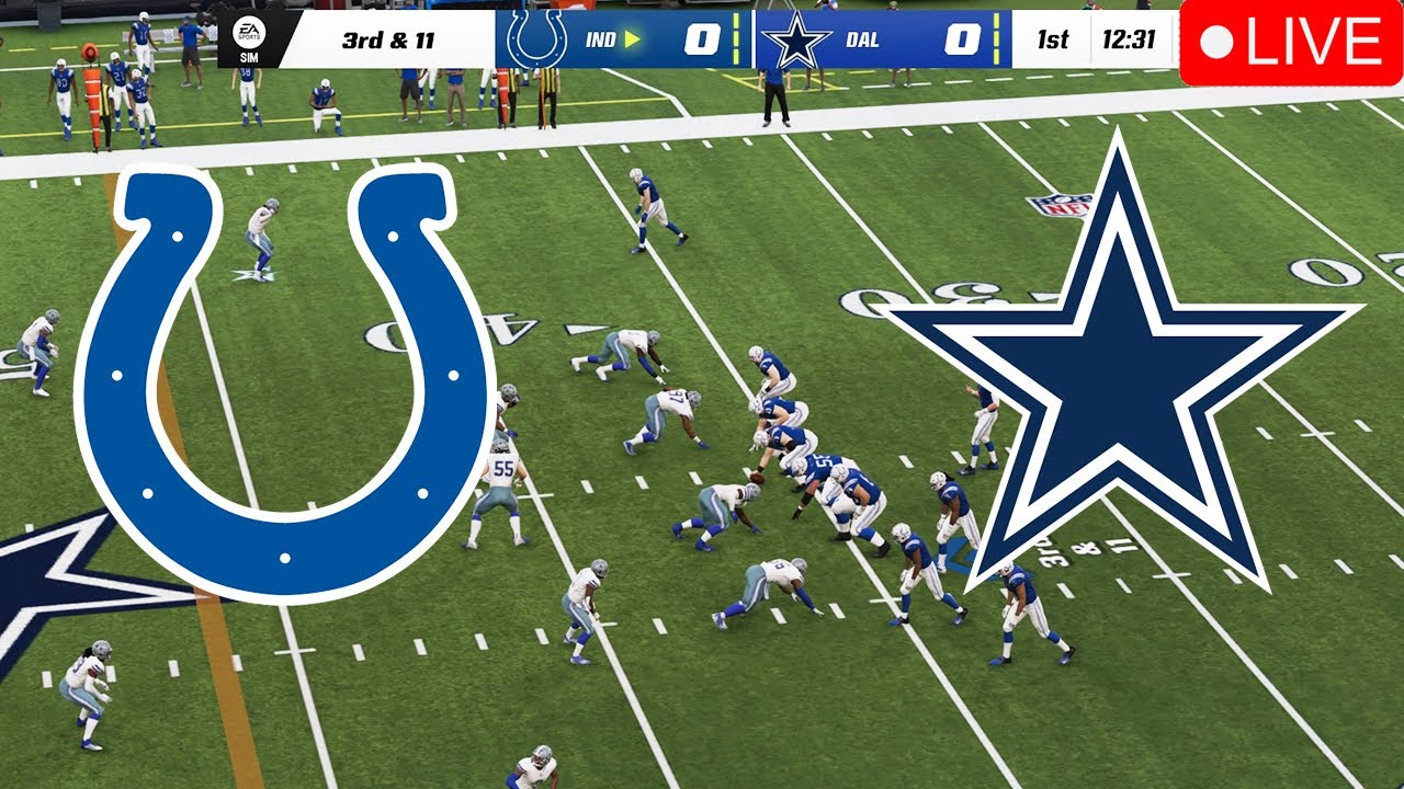 Colts Retake Lead 10-7 Over Cowboys Late 1Q: Live Game Updates