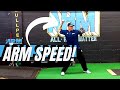 How to throw a baseball harder by generating more arm speed