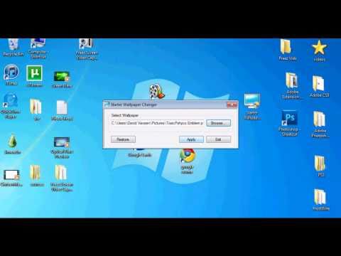 Changing Windows 7 Starter Background Free