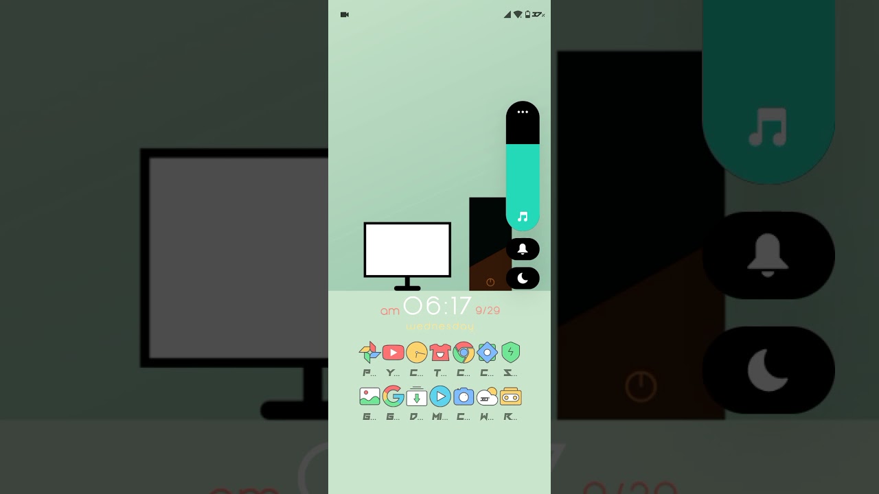 miui 12 setup for icon theme beach and for system setting theme pixel 12.5