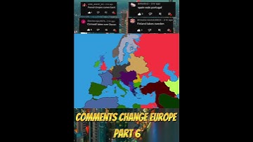Comments change Europe (part 6)