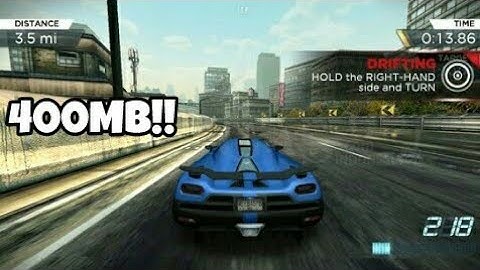(400MB)Need For Speed:Most Wanted Highly Compressed For Android