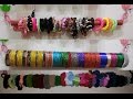 DIY: How to make Hair bow Bracelet Bangle Holder | Wardrobe Jewellery Organiser Tutorial
