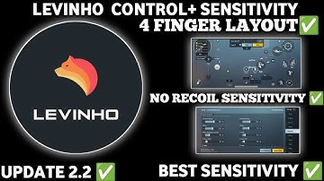 🔥(New 2.2) Levinho sensitivity & Levinho 4 finger control code | levinho sensitivity code bgmi 2022