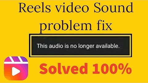 How to Get the Lost Audio back in instagram reel | Instagram Reel audio problem fix