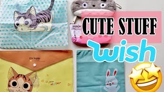 HUGE WISH HAUL - Showing cute and cheap items from WISH!