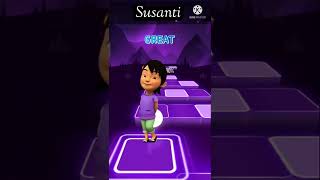 Susanti vs Mei Mei | music game | Upin Ipin | Boboiboy | tiles Hop Edm Rush screenshot 3