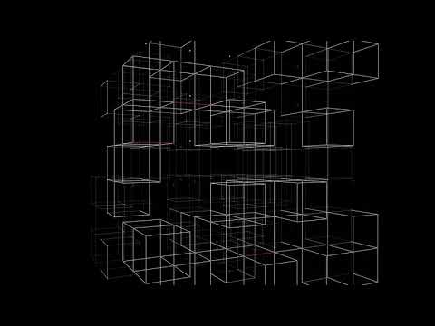 4K FREE VJ FOOTAGE ⎥CUBE ARRAY ⎥ BY MORE MOTION