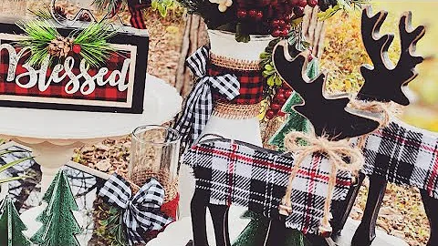 High End Dollar Tree Farmhouse DIY Home Decor, DIY Farmhouse Christmas 2020, Blessed Beyond Measure