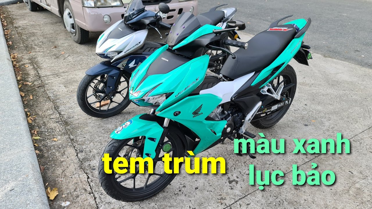 Honda Winner X giới thiệu màu mới  Đỏ xanh trắng đen và Đen cam