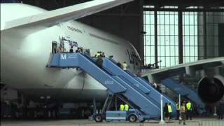 Taufe des Airbus A380 am Flughafen München auf den Namen 