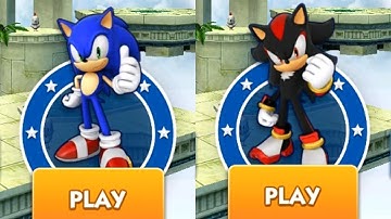 Sonic Dash iPhone Gameplay - SONIC VS SHADOW Ep 2