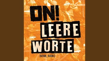 Leere Worte (bidde, bidde)