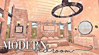 modern bedroom speed build | welcome to bloxburg