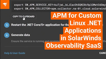 How to Monitor .NET Applications on Linux with SolarWinds Observability | Step-by-Step Setup