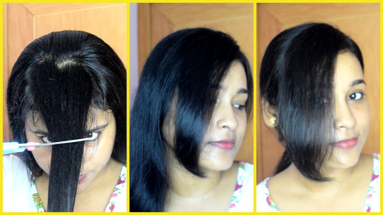 Own hair cutting/ Indian hair cutting - YouTube