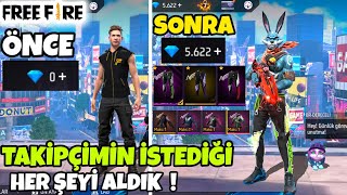 Taki̇pçi̇me Elmas Desteği̇nde Bulunduk - Tüm Etki̇nli̇kleri̇ Aldik - Free Fi̇re Elmas Harcama - Free Fi̇re