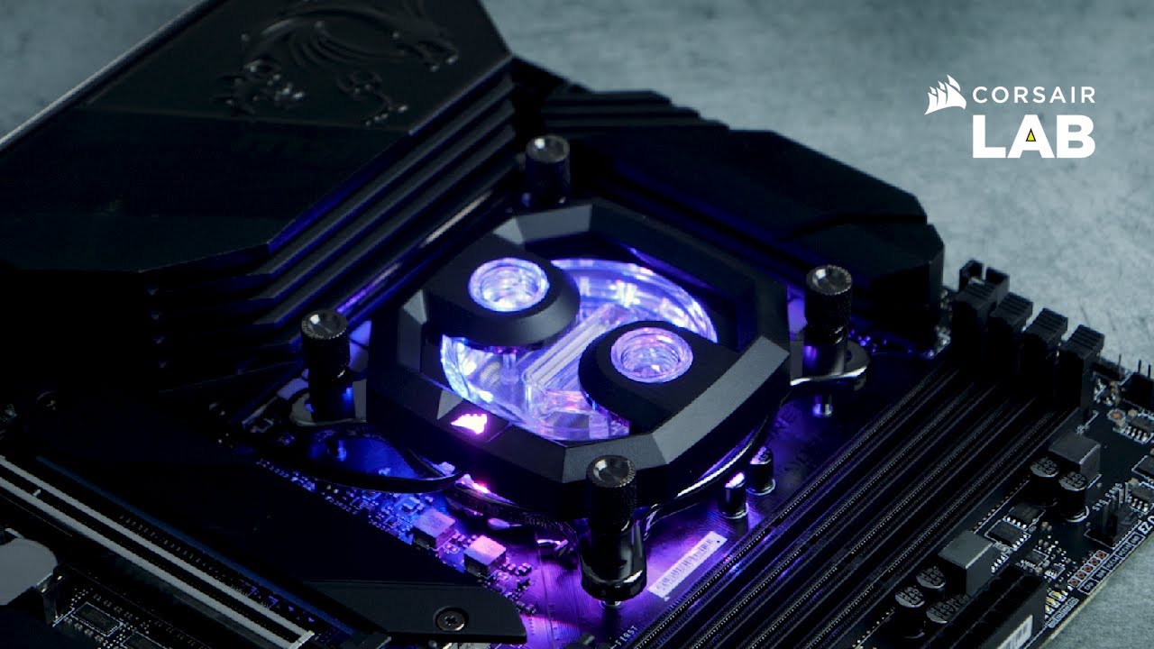 CORSAIR Hydro X Series XC7 RGB Installation – Intel LGA 1200