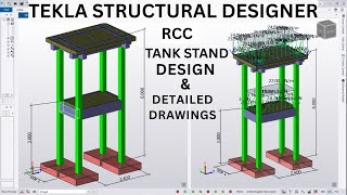 Tekla Structural Designer: RCC Tank Stand Design Secrets You NEED to Know!