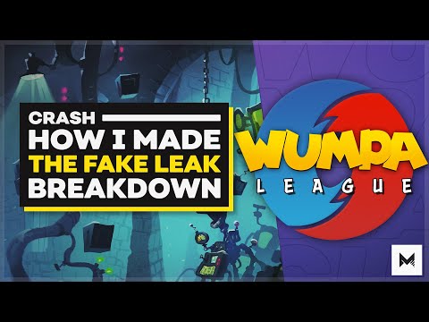 How I Made The FAKE Crash Bandicoot Wumpa League Leak April Fools Video Breakdown