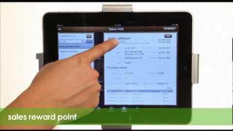 SalonPOS, Salon Management App on iPad - Customer Page